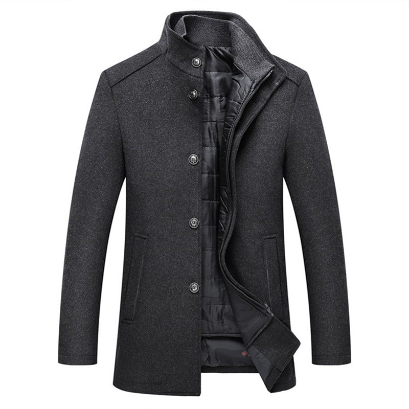 Barnaby | Men's Windproof Coat Overcoat Long