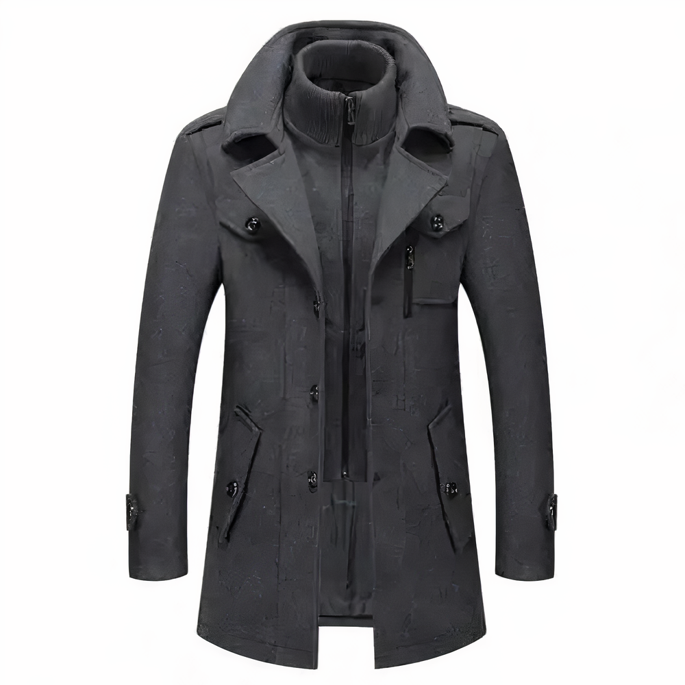 Bertram | Men's Trench Coat Long Overcoat