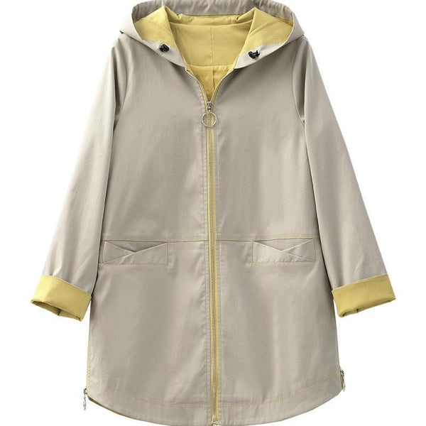 Bridget | Women's Zip up Hooded Rain Jacket
