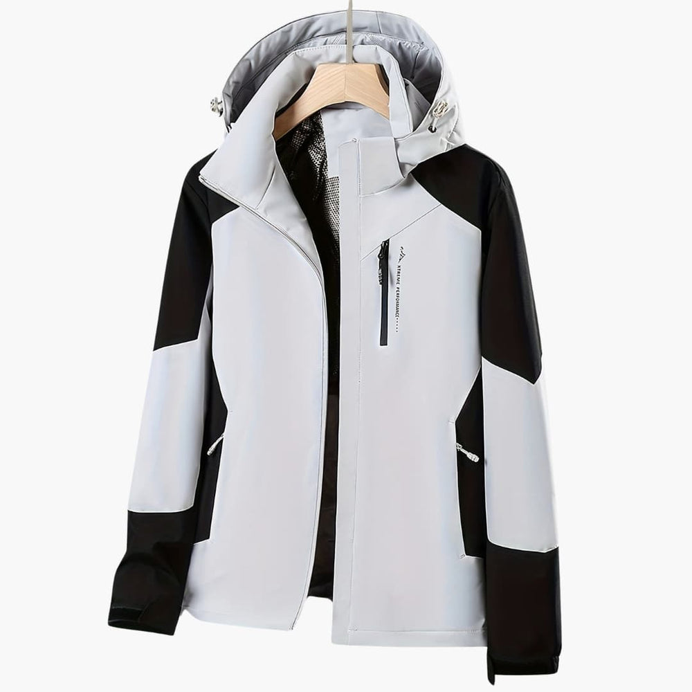 Brielle | Women's Warm Rain Jacket Insulated Hooded