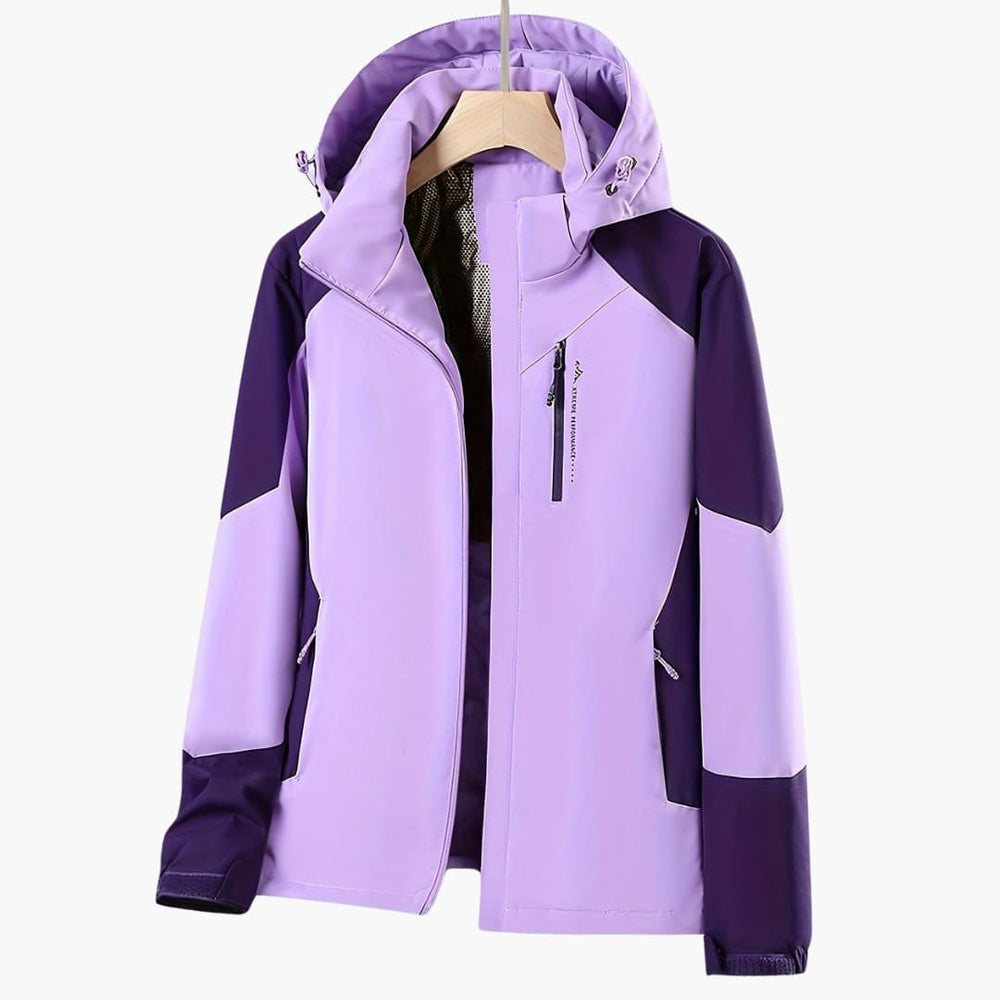 Brielle | Women's Warm Rain Jacket Insulated Hooded