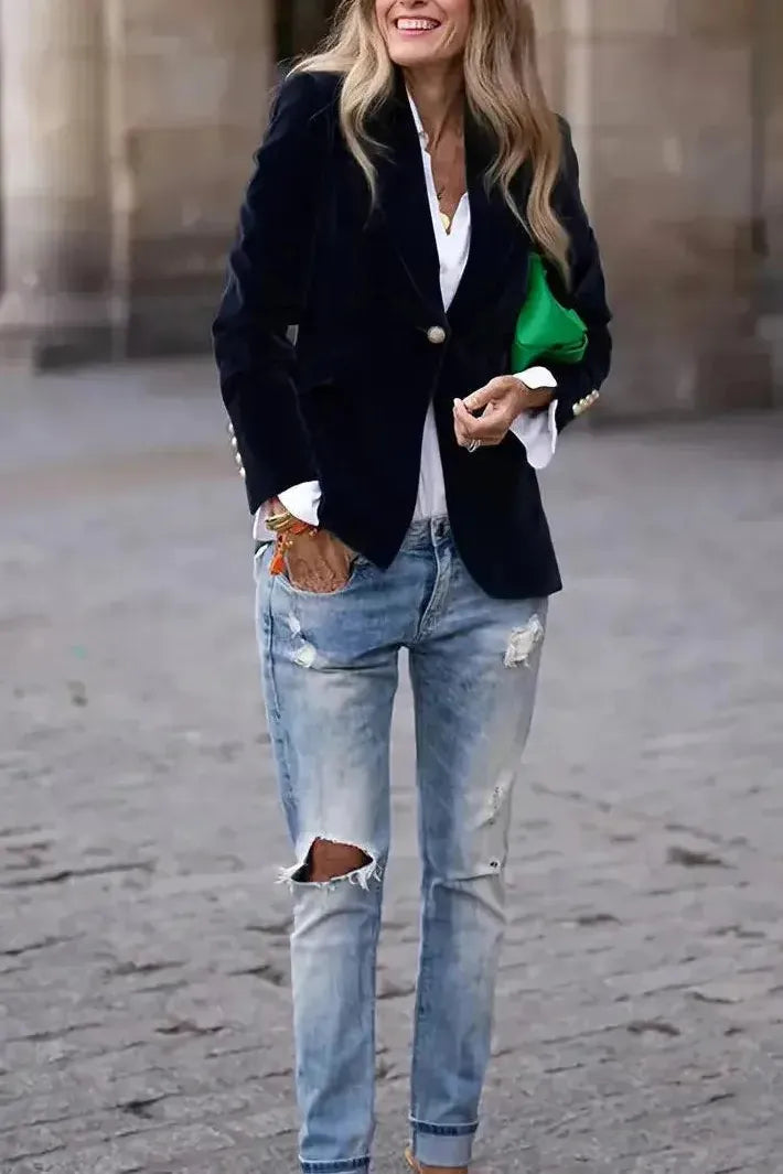 Carmen | Women's Tailored Blazer Fitted Longline