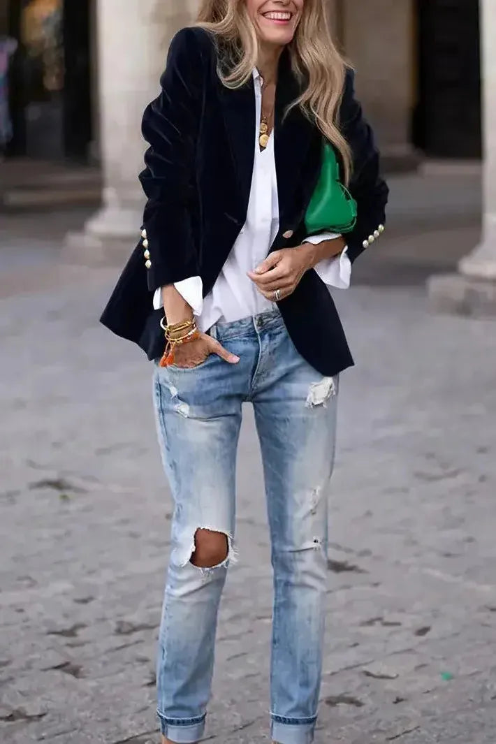 Carmen | Women's Tailored Blazer Fitted Longline
