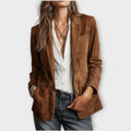 Carolina | Women's Suede Blazer Tailored Fitted