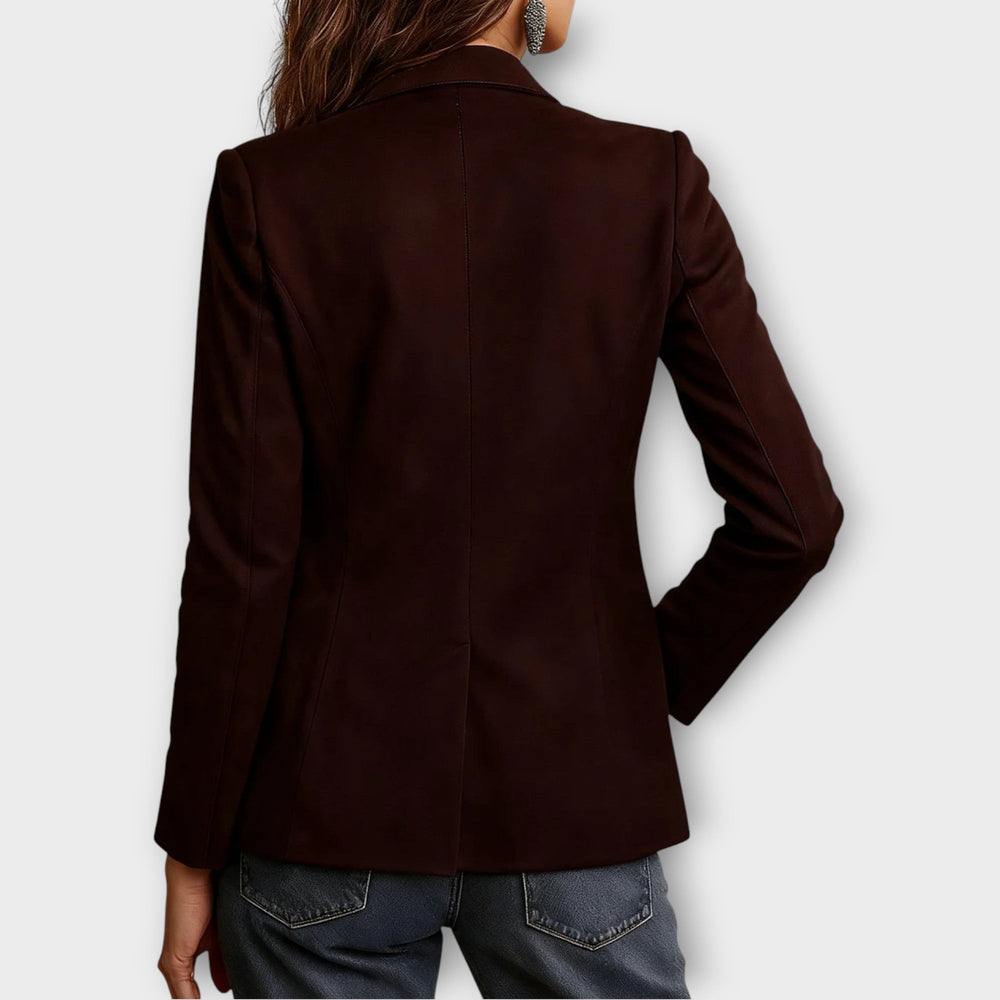 Carolina | Women's Suede Blazer Tailored Fitted