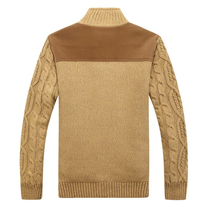 Carsten | Men's Cable Knit Cardigan Sweater Open Front