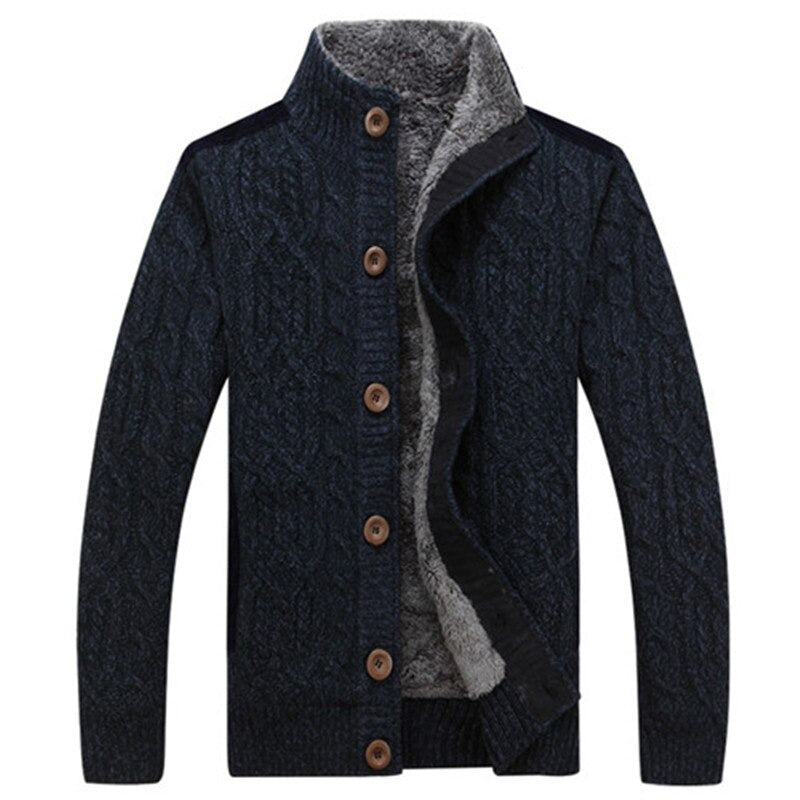 Carsten | Men's Cable Knit Cardigan Sweater Open Front