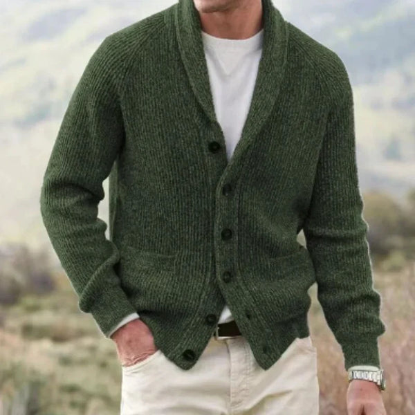 Cato | Men's V Neck Knit Cardigan Sweater Open Front