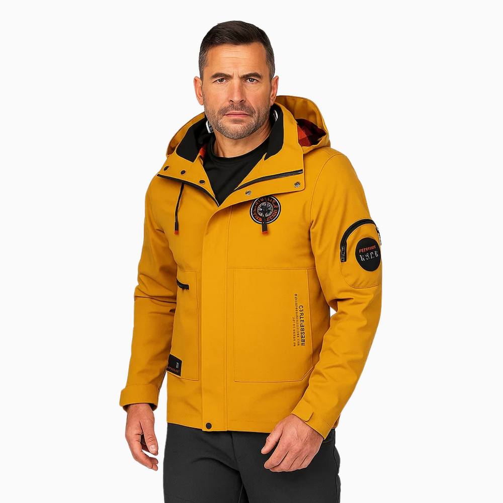 Clement | Men's Lightweight Rain Jacket Waterproof