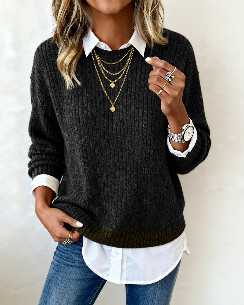 Cressida | Women's Collared Knitted Sweater
