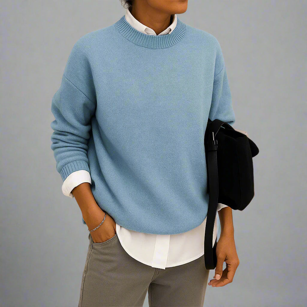 Daphne | Women's Soft Knitted Sweater Crew Neck