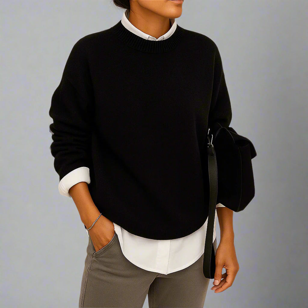 Daphne | Women's Soft Knitted Sweater Crew Neck