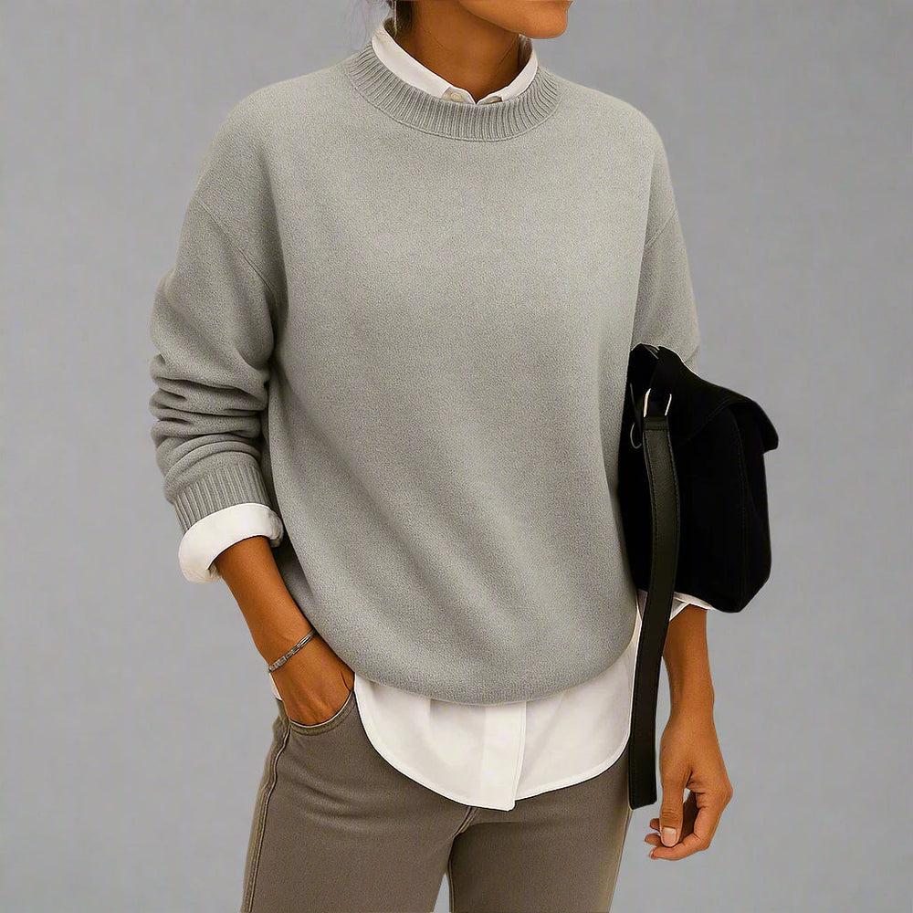 Daphne | Women's Soft Knitted Sweater Crew Neck