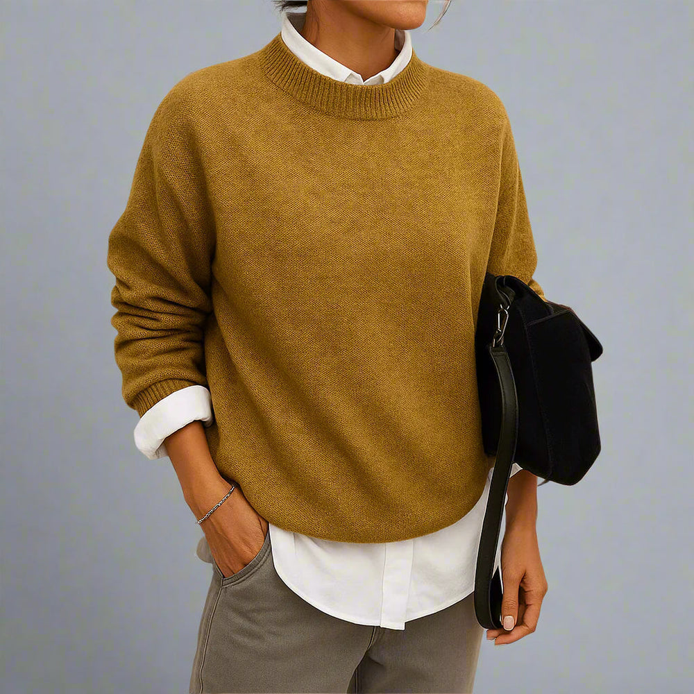 Daphne | Women's Soft Knitted Sweater Crew Neck