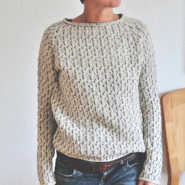 Delphine | Women's Ribbed Knitted Sweater