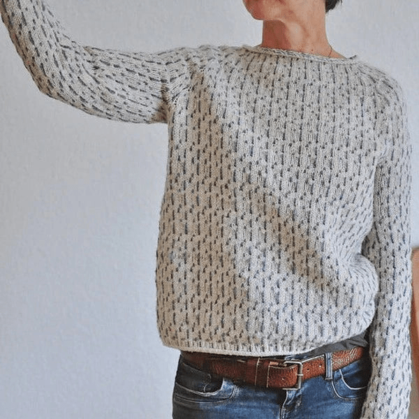 Delphine | Women's Ribbed Knitted Sweater