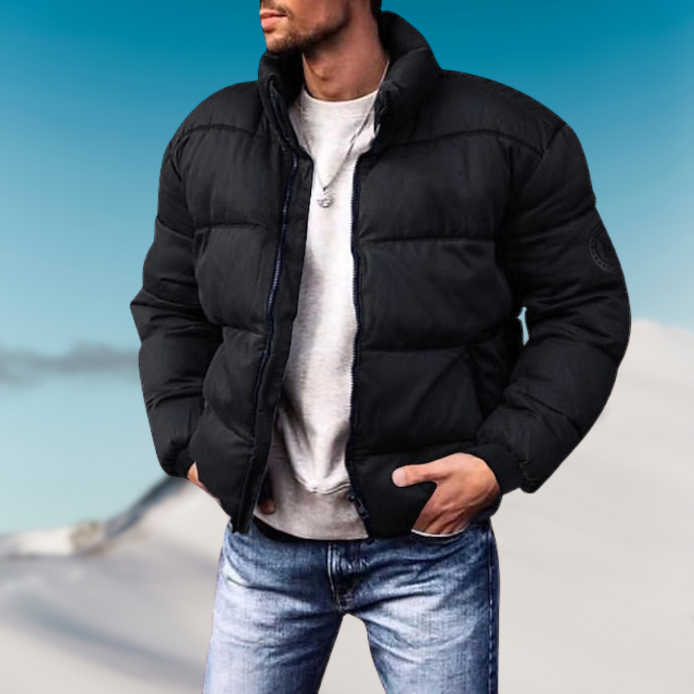 Edmund | Men's Puffer Jacket Padded Winter Quilted