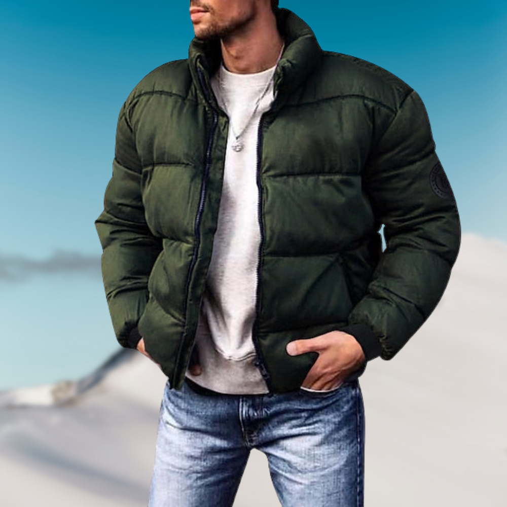 Edmund | Men's Puffer Jacket Padded Winter Quilted