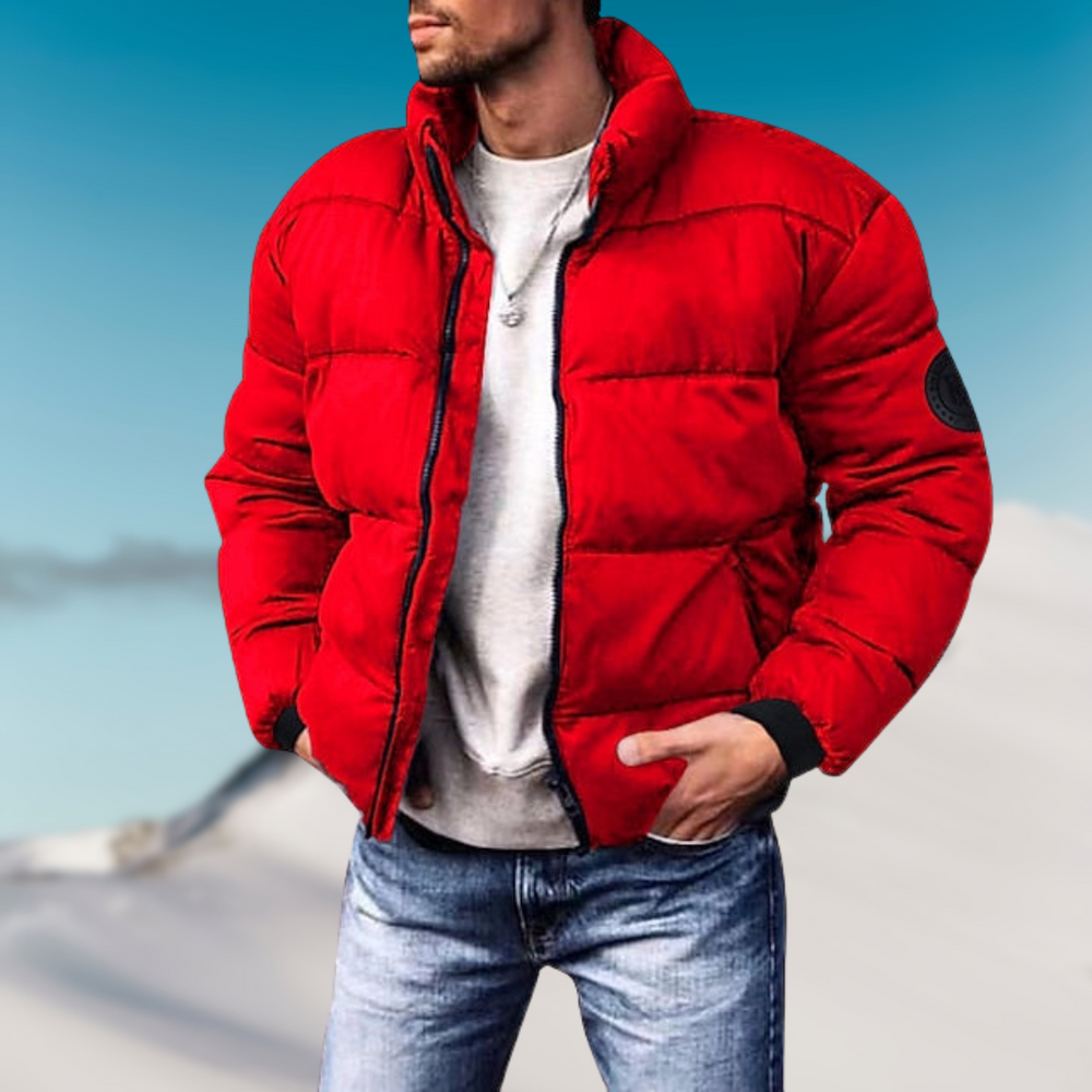 Edmund | Men's Puffer Jacket Padded Winter Quilted