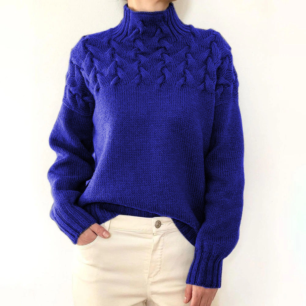 Eileen | Women's Turtleneck Sweater Knitted Warm