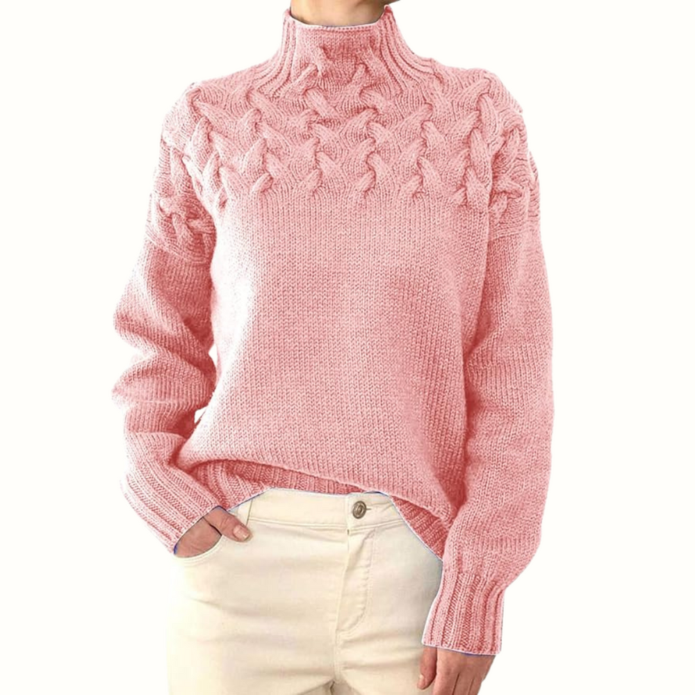 Eileen | Women's Turtleneck Sweater Knitted Warm