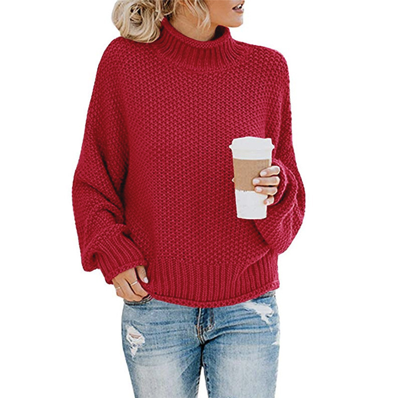 Elaine | Women's Turtleneck Sweater Soft Knit