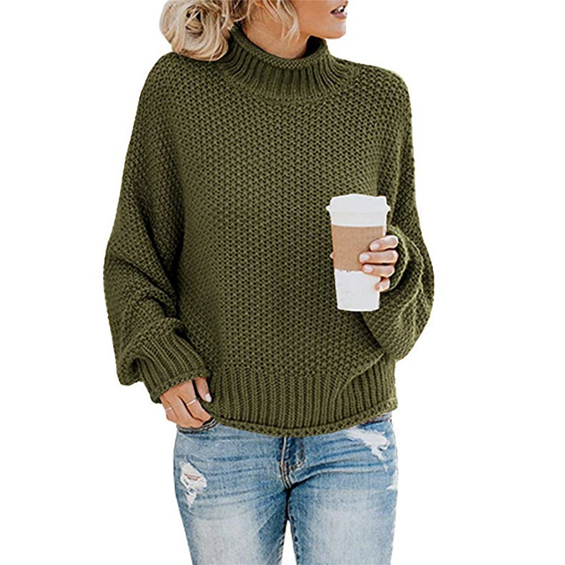 Elaine | Women's Turtleneck Sweater Soft Knit