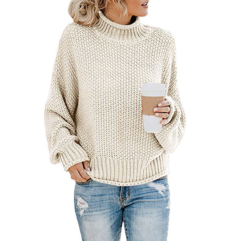 Elaine | Women's Turtleneck Sweater Soft Knit