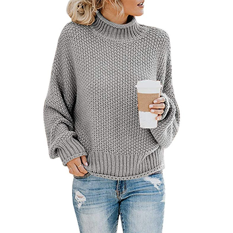 Elaine | Women's Turtleneck Sweater Soft Knit