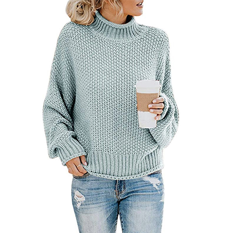 Elaine | Women's Turtleneck Sweater Soft Knit