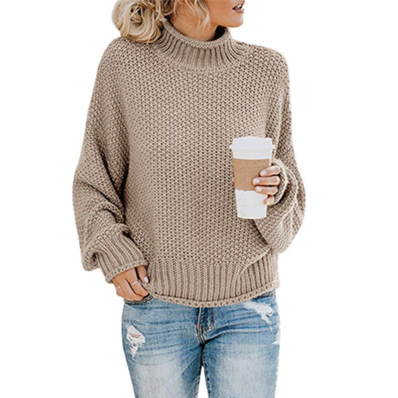 Elaine | Women's Turtleneck Sweater Soft Knit