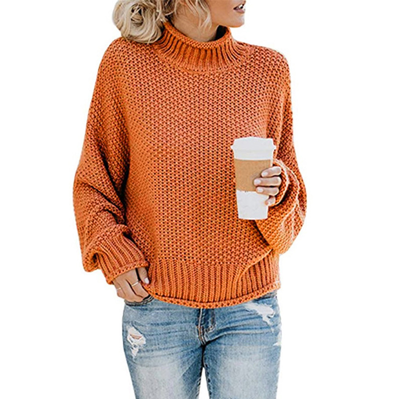 Elaine | Women's Turtleneck Sweater Soft Knit