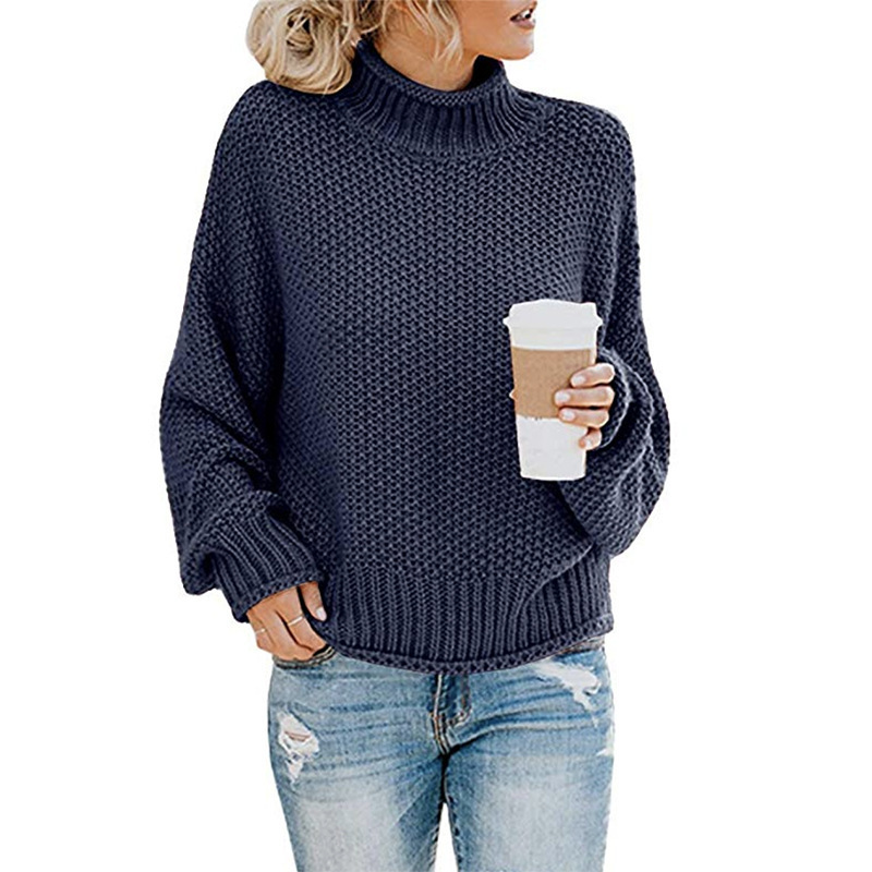 Elaine | Women's Turtleneck Sweater Soft Knit