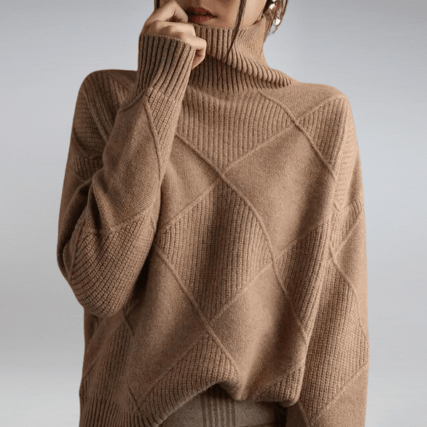 Eliana | Women's Soft Knit Turtleneck Sweater Knitted