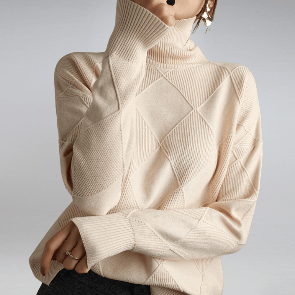 Eliana | Women's Soft Knit Turtleneck Sweater Knitted