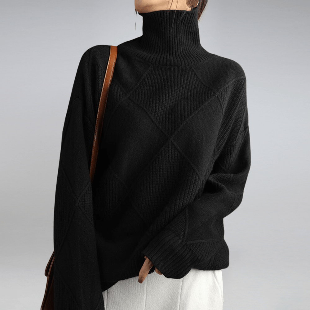 Eliana | Women's Soft Knit Turtleneck Sweater Knitted