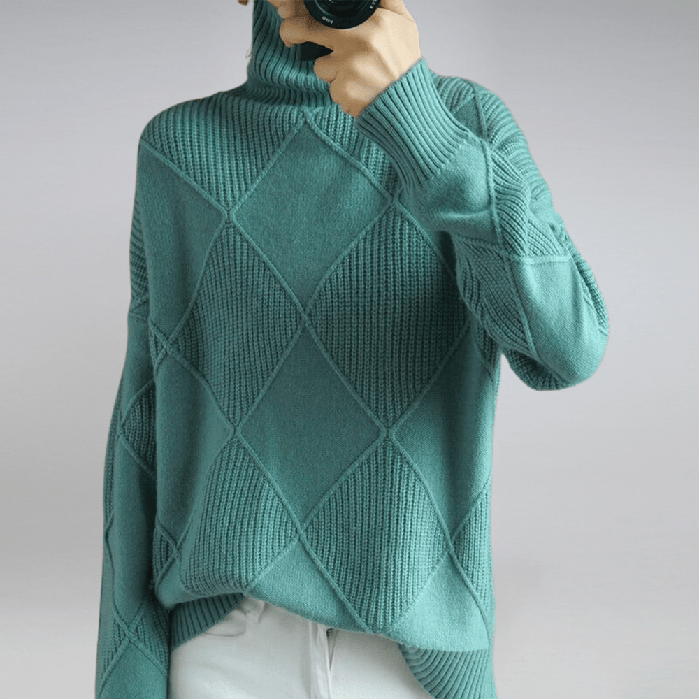 Eliana | Women's Soft Knit Turtleneck Sweater Knitted