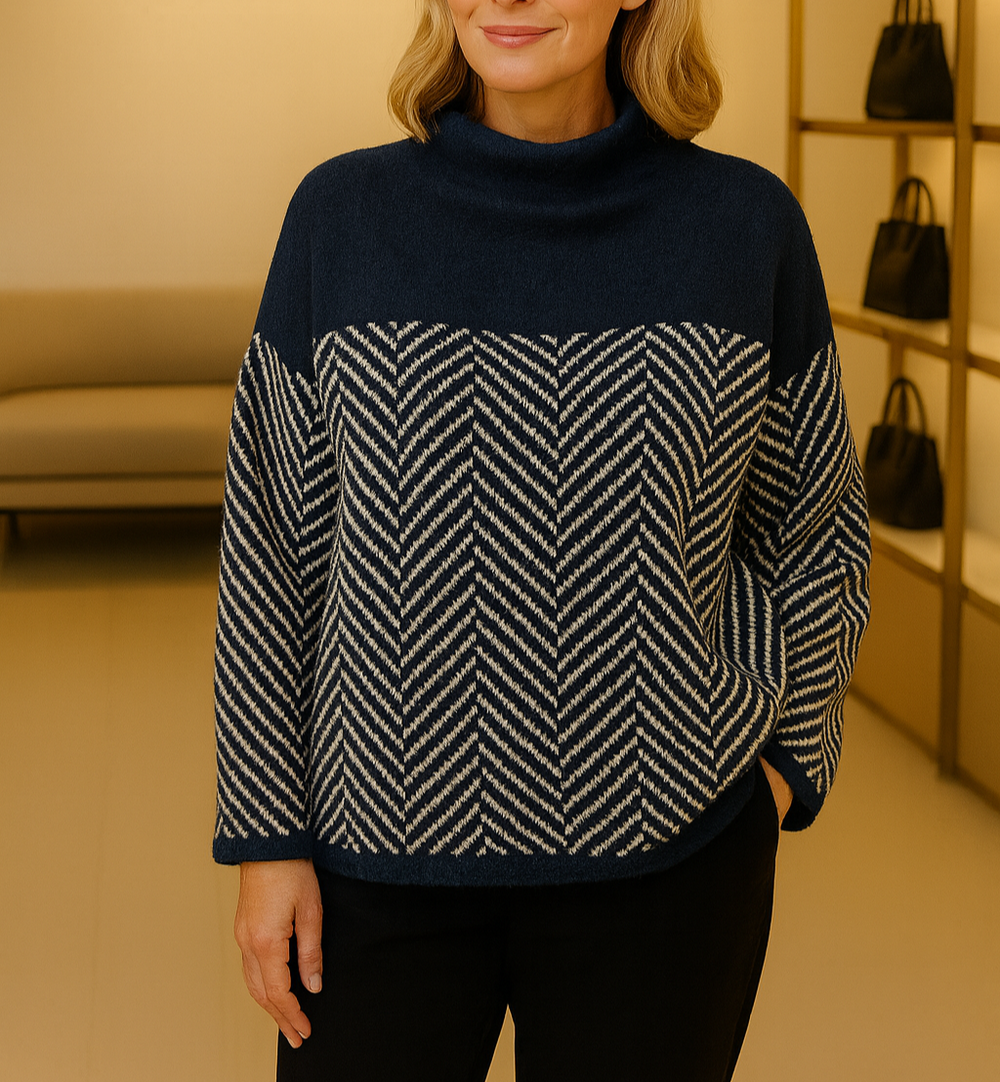 Emeline | Women's Turtleneck Sweater Lightweight Knitted