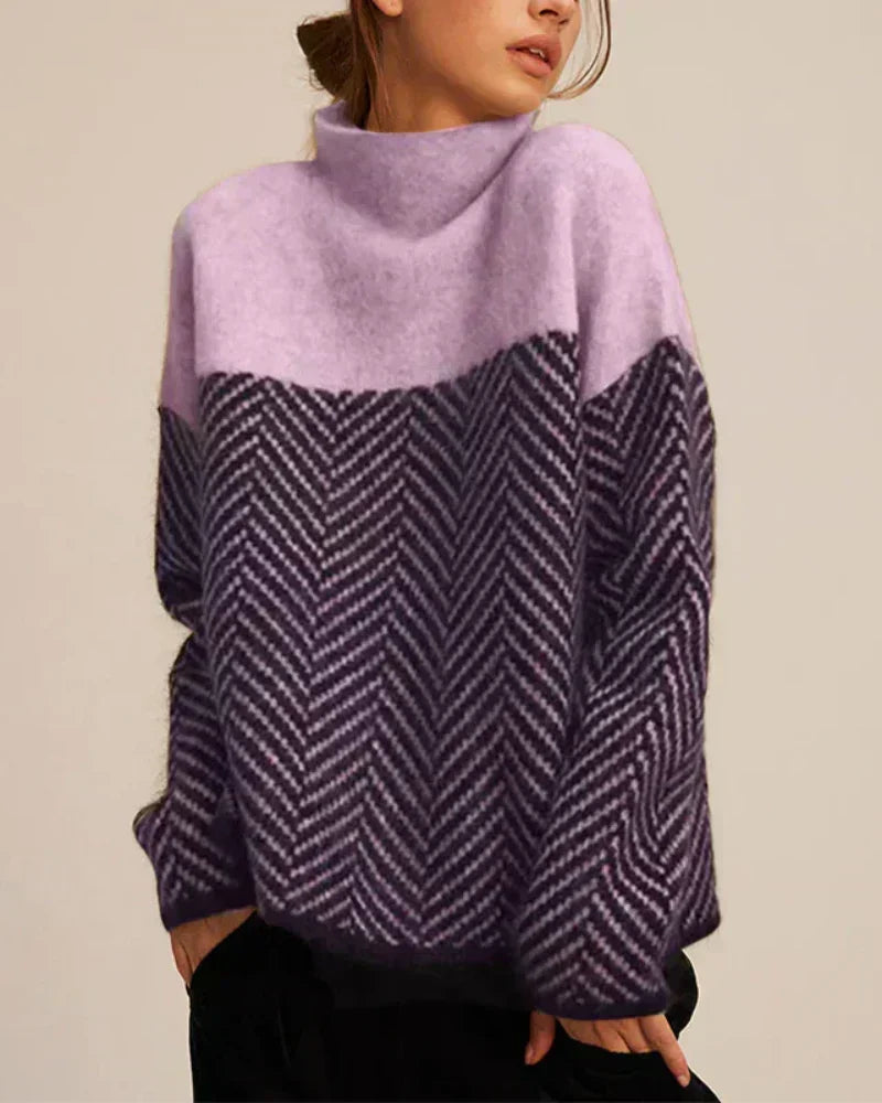 Emeline | Women's Turtleneck Sweater Lightweight Knitted