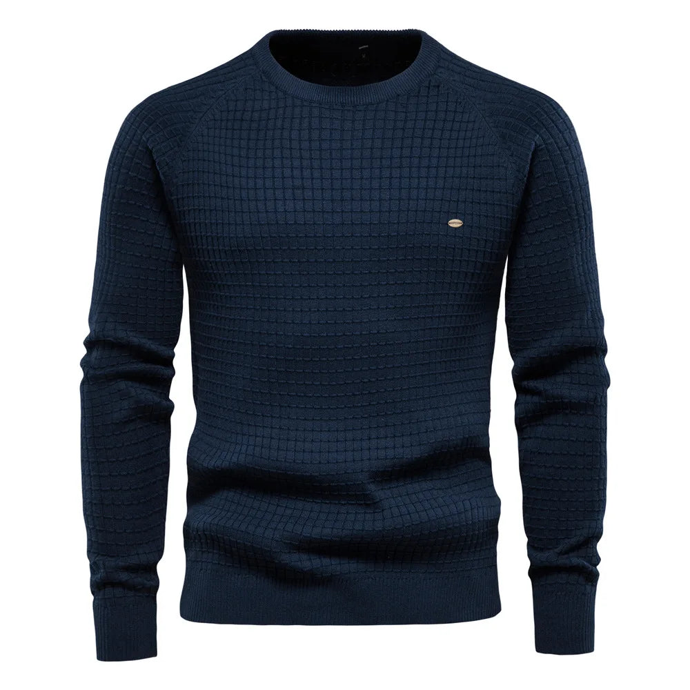 Emory | Men's Ribbed Knit Sweater Crew Neck