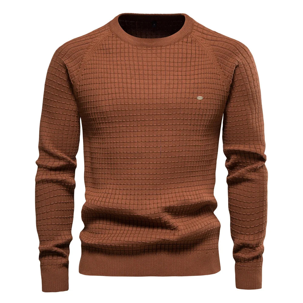 Emory | Men's Ribbed Knit Sweater Crew Neck