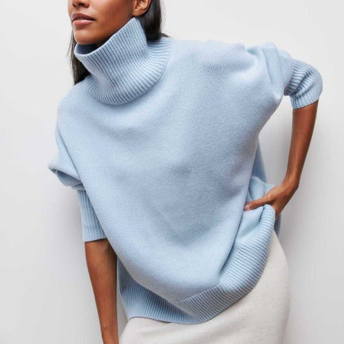 Esme | Women's Chunky Knit Turtleneck Sweater