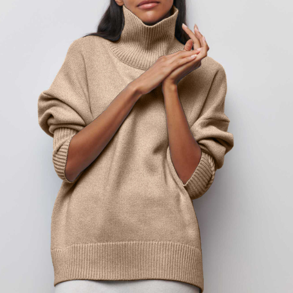 Esme | Women's Chunky Knit Turtleneck Sweater