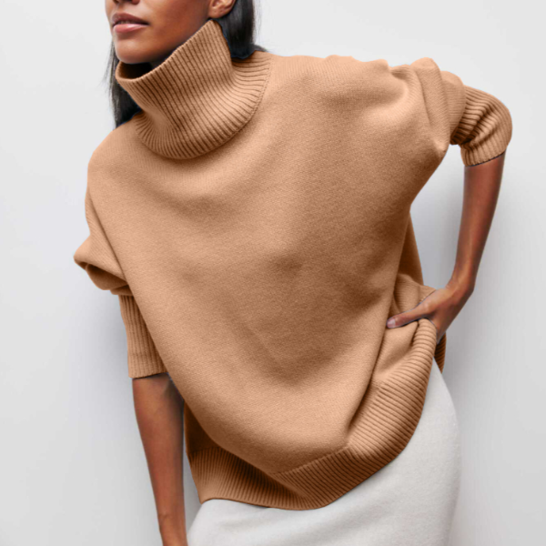Esme | Women's Chunky Knit Turtleneck Sweater