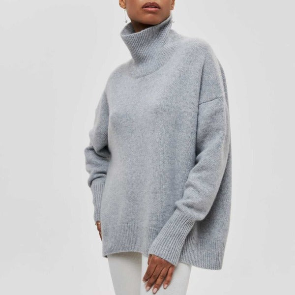 Esme | Women's Chunky Knit Turtleneck Sweater