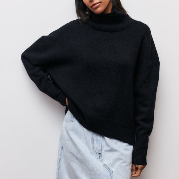 Esme | Women's Chunky Knit Turtleneck Sweater
