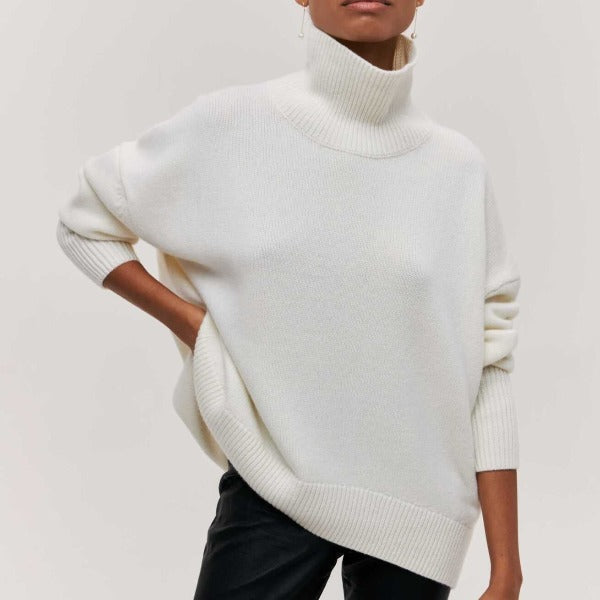 Esme | Women's Chunky Knit Turtleneck Sweater