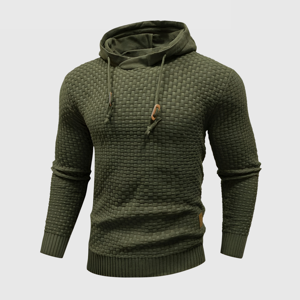 Ezra | Men's Hooded Knit Sweater