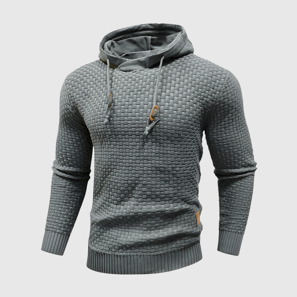 Ezra | Men's Hooded Knit Sweater