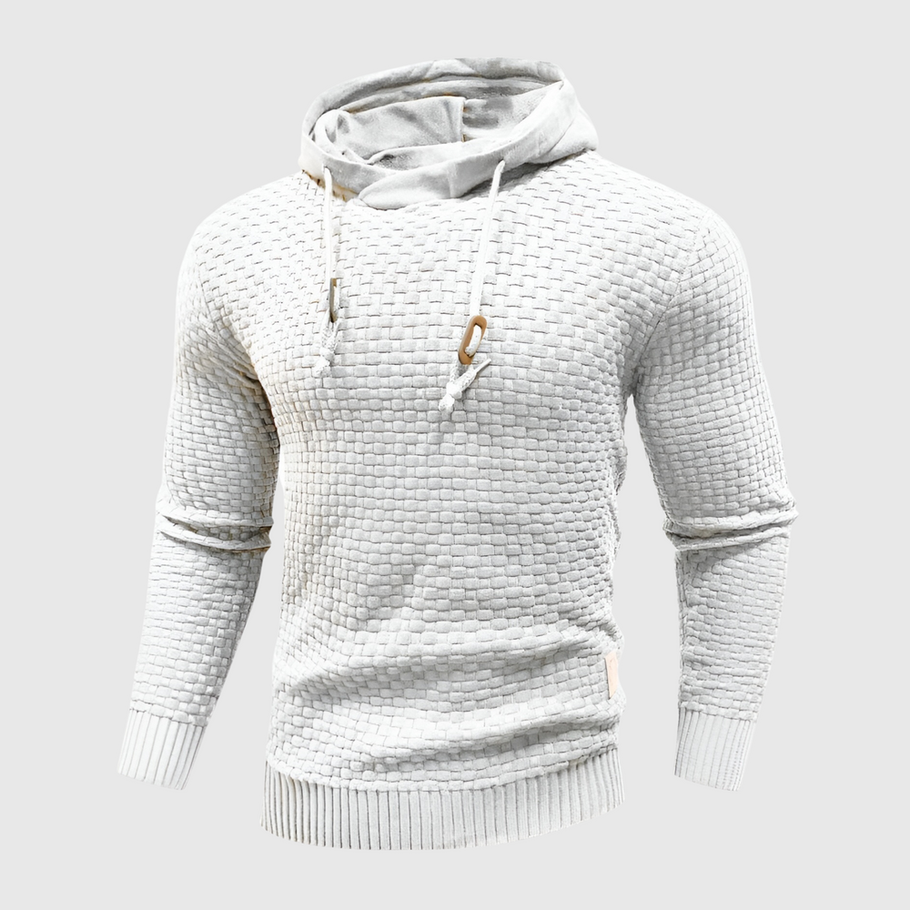 Ezra | Men's Hooded Knit Sweater